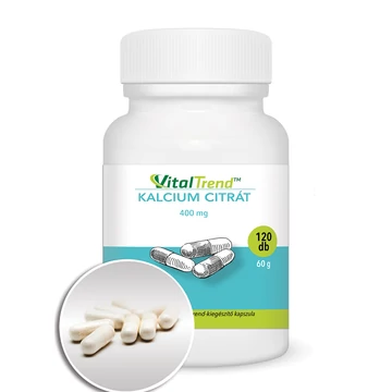 Kalcium-citrát 400 mg kapszula