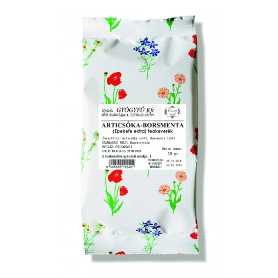 Articsóka-Borsmenta szálas tea - 50 g