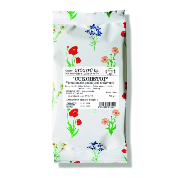 Cukorstop (Vércukorszint szabályozó) tea