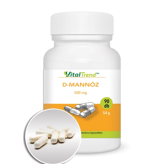 D-Mannóz 500 mg kapszula