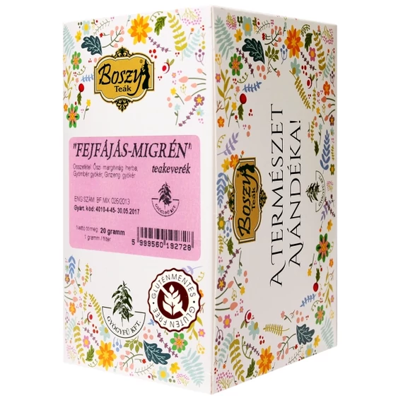 Fejfájás-migrén filteres tea 20g