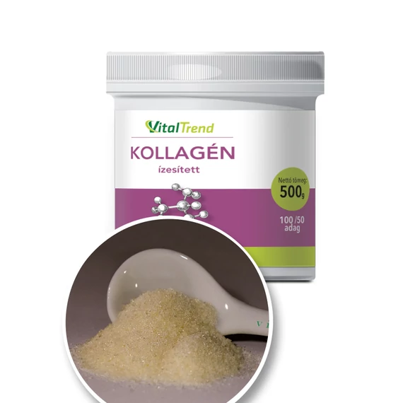 Kollagén peptid por sertés (ananászos ízesítéssel)