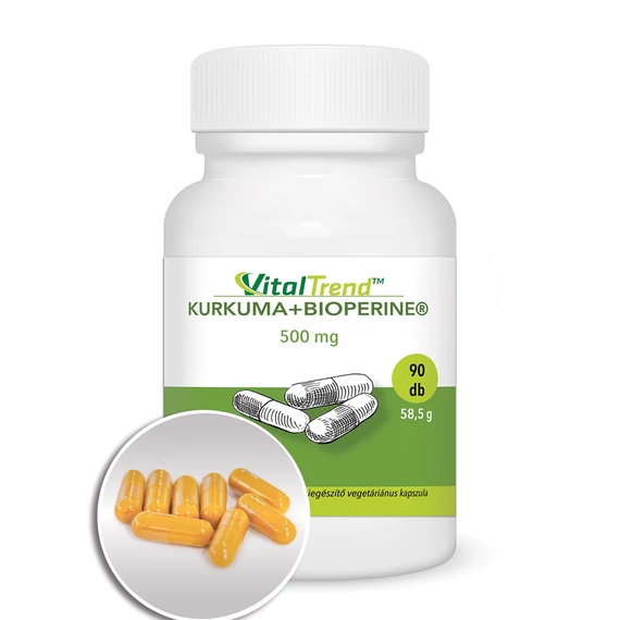 Kurkuma+Bioperine kapszula