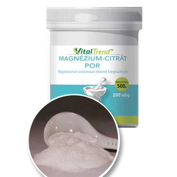 Magnézium-citrát por-500 g