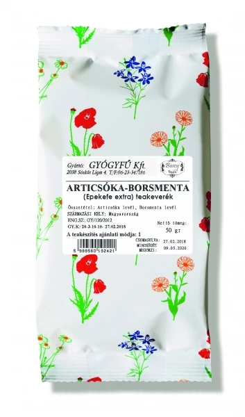 Articsóka-Borsmenta szálas tea - 50 g