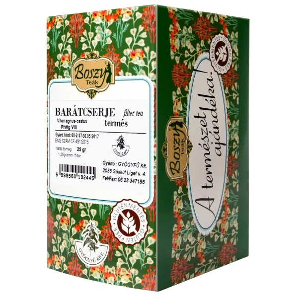 Barátcserje termés filteres tea 25g