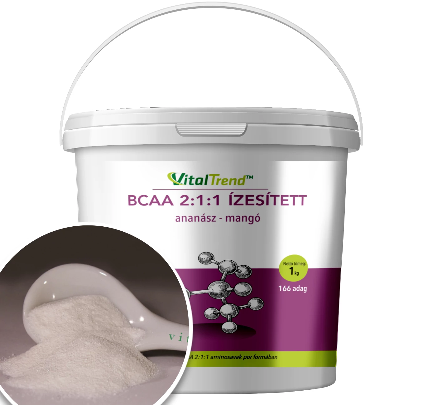 BCAA (2:1:1) Ízesített por-1 kg
