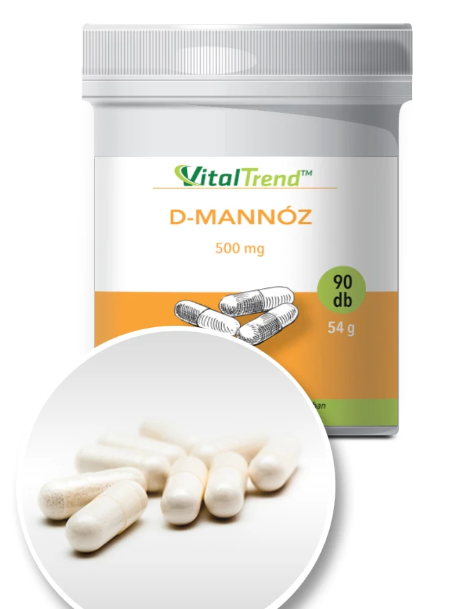 D-Mannóz 500 mg kapszula