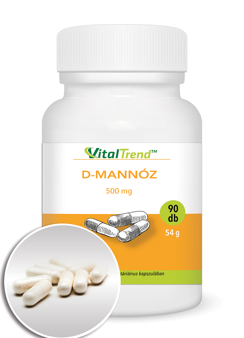 D-Mannóz 500 mg kapszula