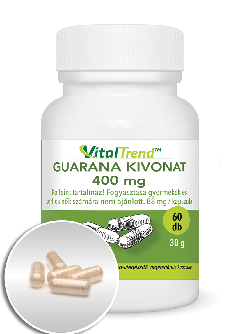 Guarana kivonat kapszula