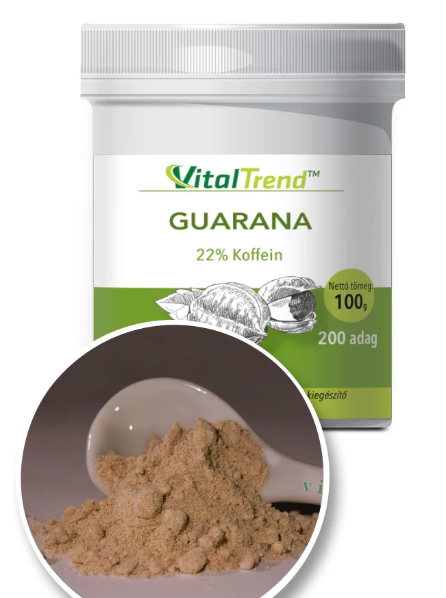 Guarana kivonat por-100 g