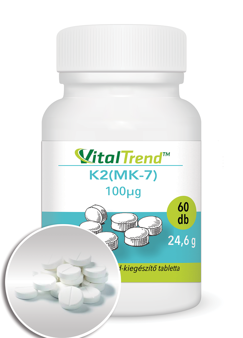 K2-vitamin (MK7) tabletta