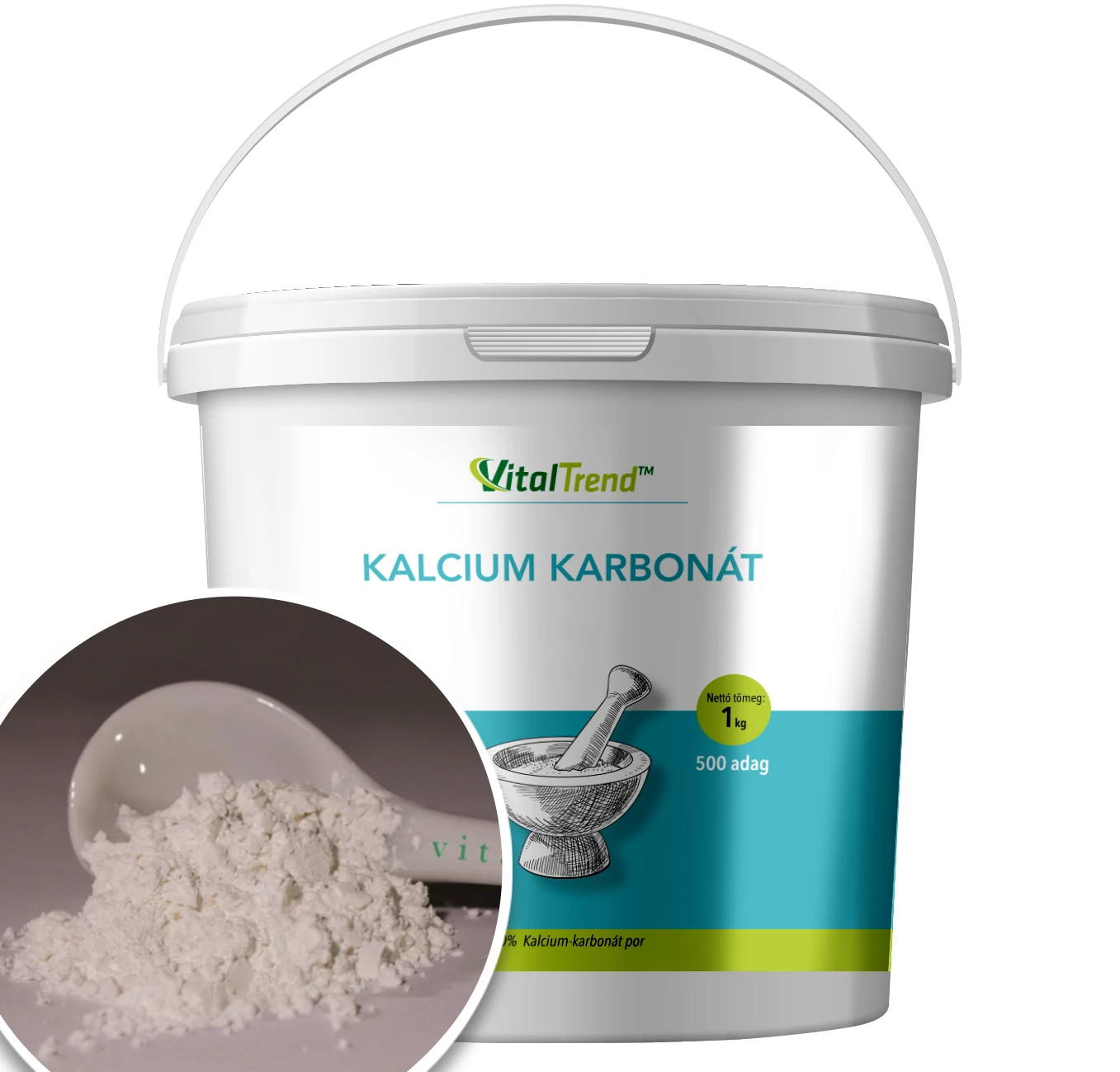 Kalcium-karbonát por