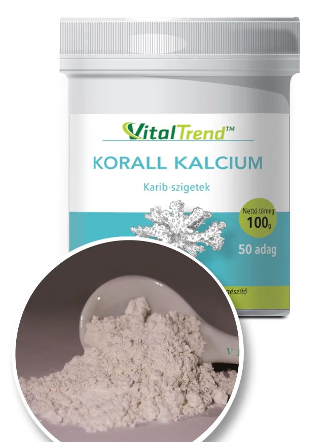 Korall kalcium por-100 g