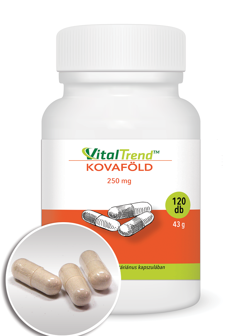 Kovaföld 250 mg kapszula