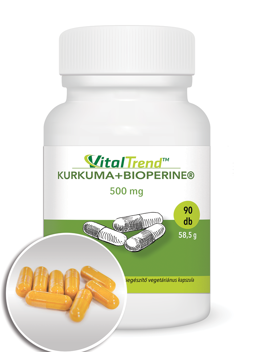 Kurkuma+Bioperine kapszula