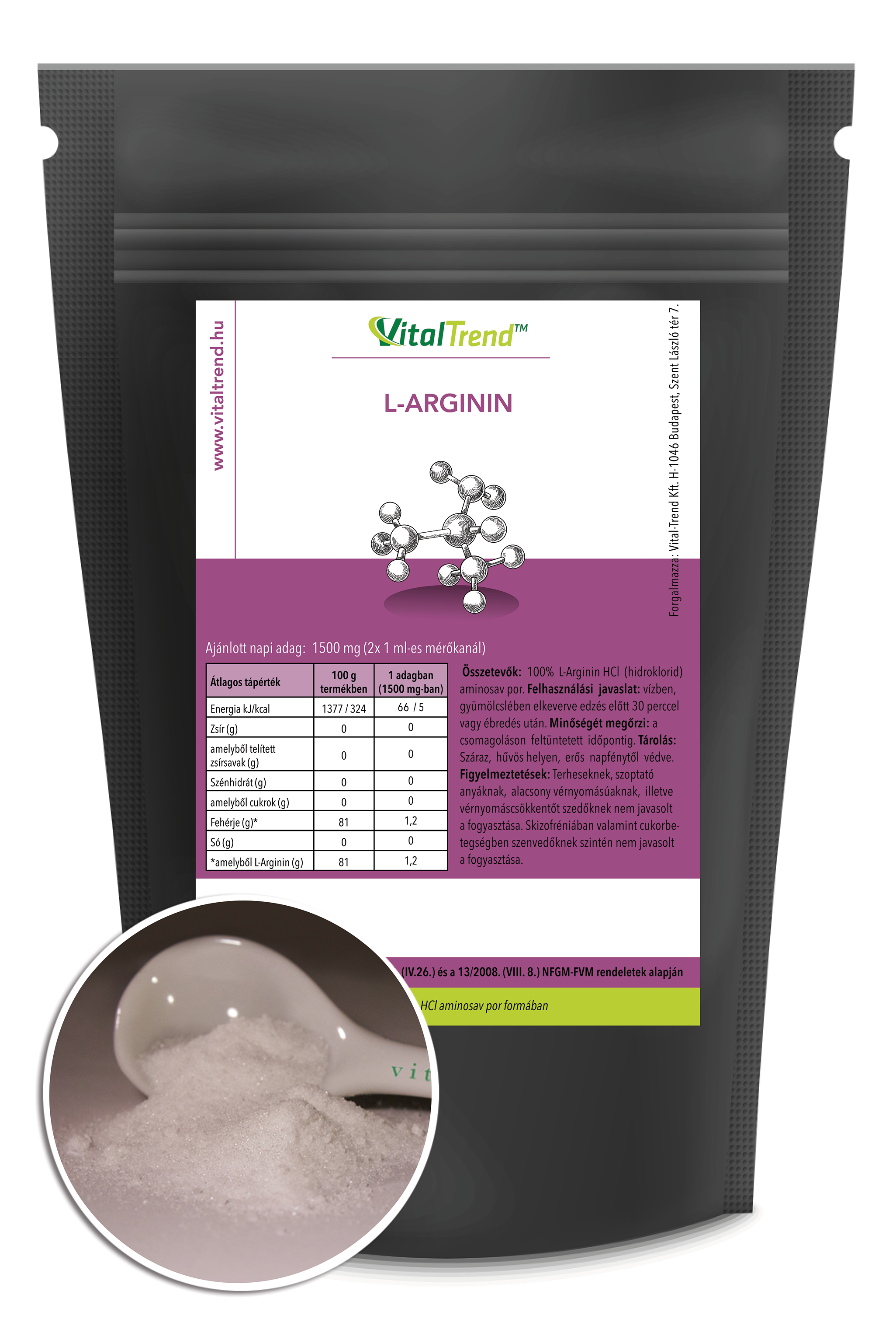 L-Arginin por-250 g