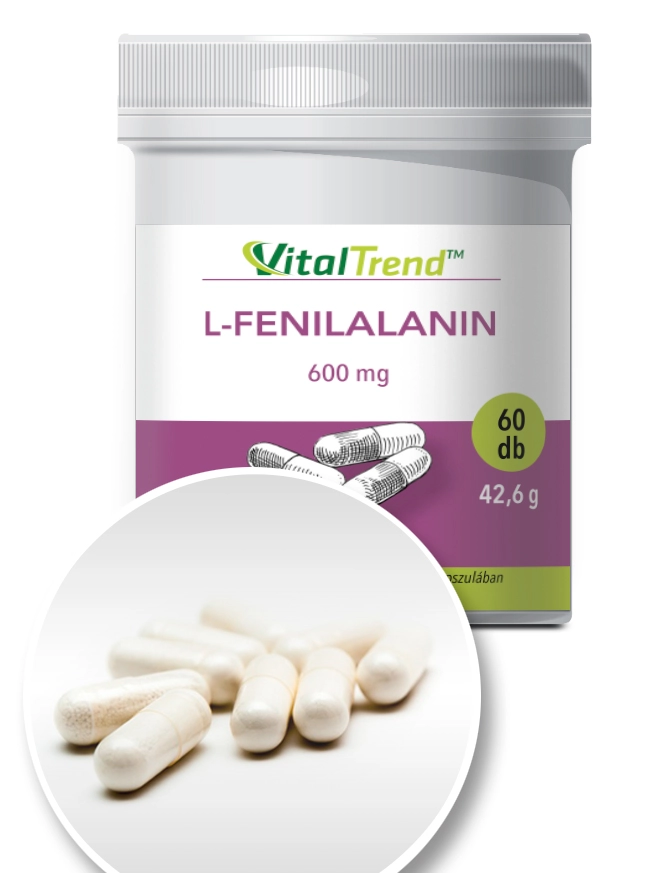 L-Fenilalanin 600 mg kapszula