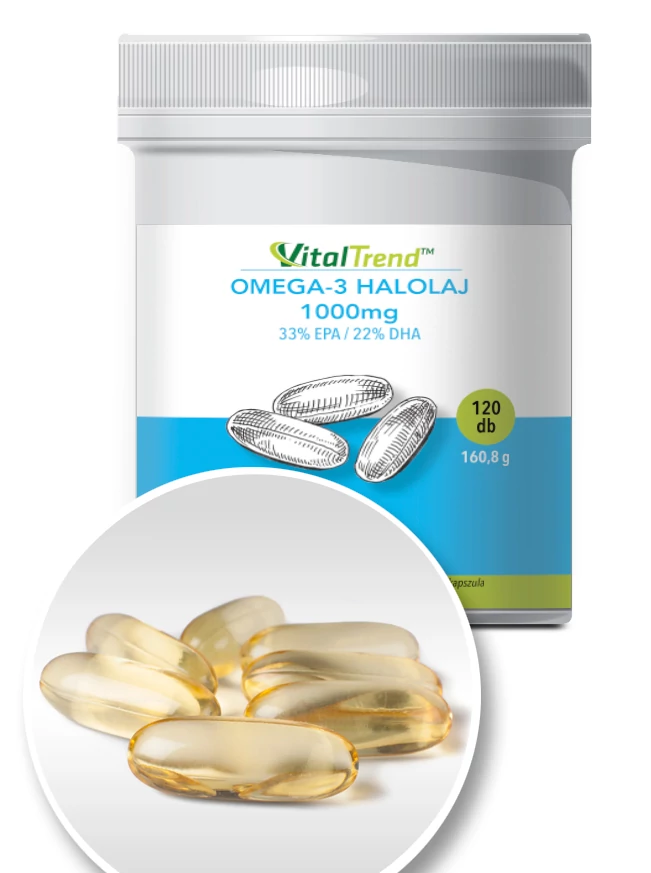 Omega-3 (33/22) halolaj kapszula