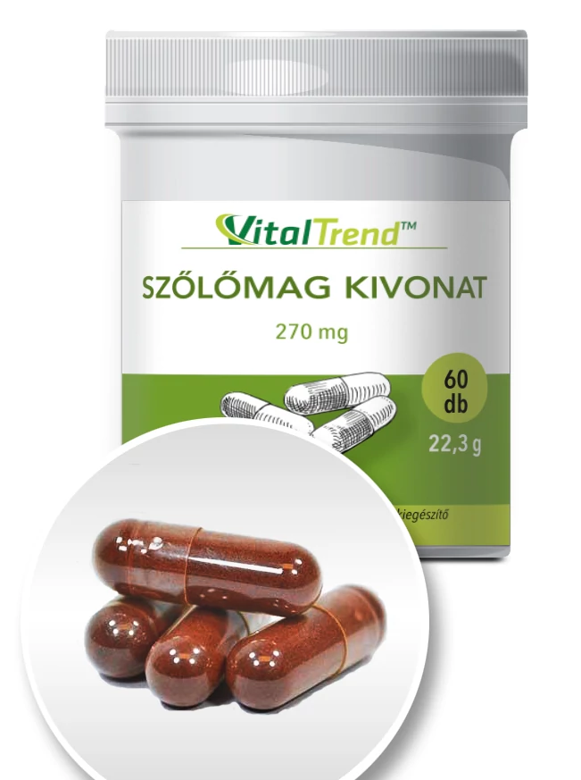 Szőlőmag kivonat kapszula