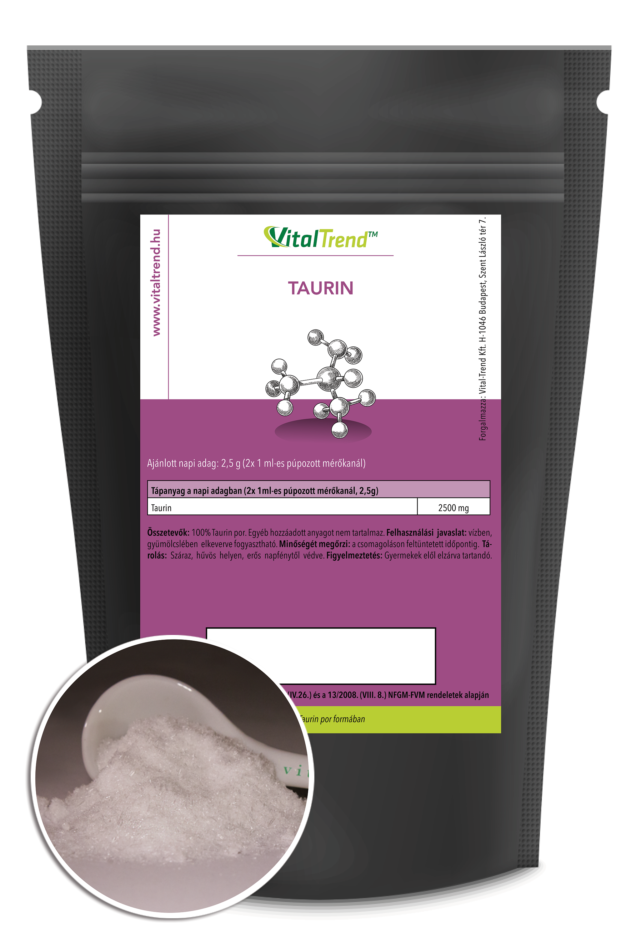Taurin por-500 g
