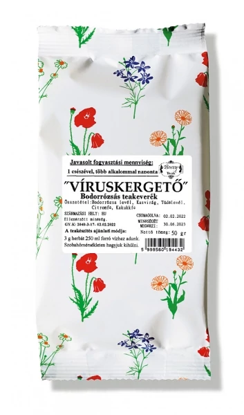Víruskergető szálas tea 50g